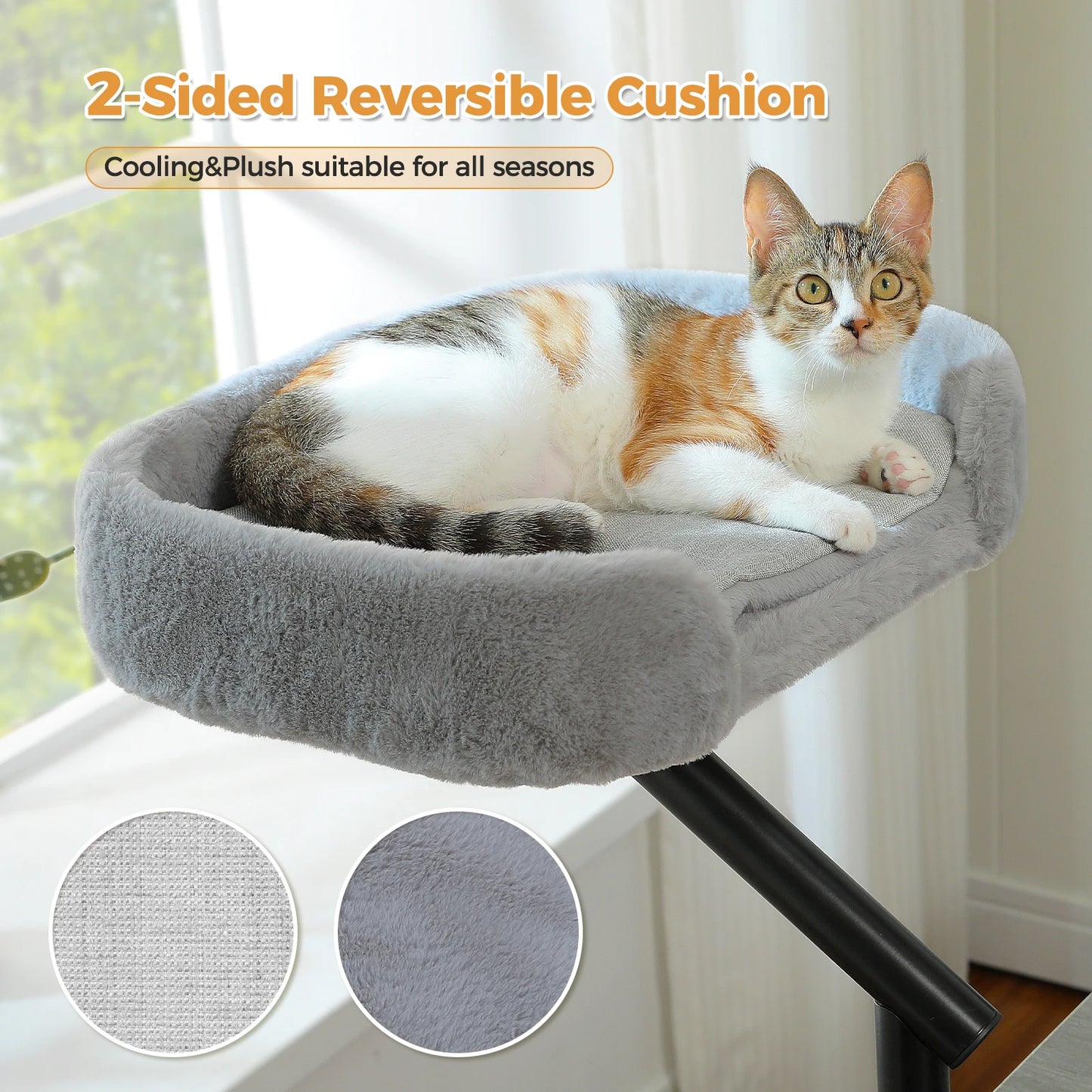 PAWZ Road Cat Desk Bed 360 Degree Rotatable Indoor Hammock