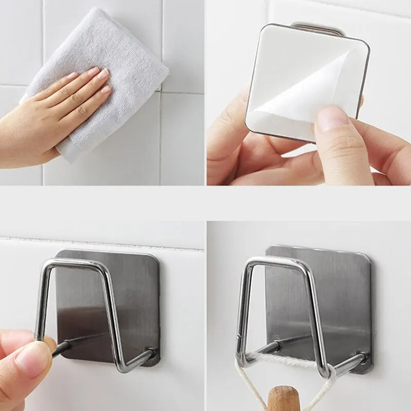 Stainless Steel Sink Sponge Holder For Kitchen Organization