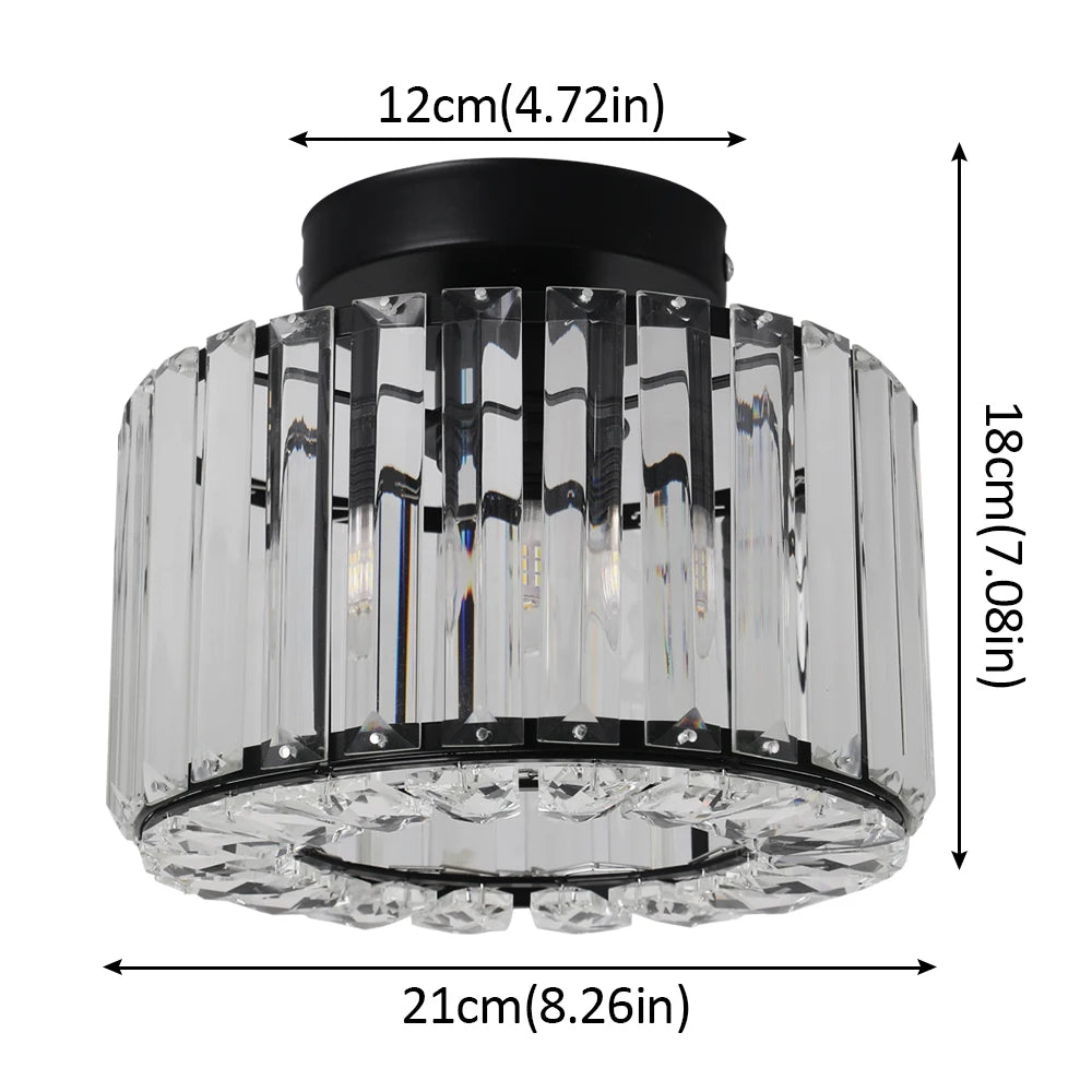 Glass Led Pendant Light Modern Ceiling Lamp Adjustable Living Dining Room Nordic Aisle Decor Balcony Corridor Hanging Fixture