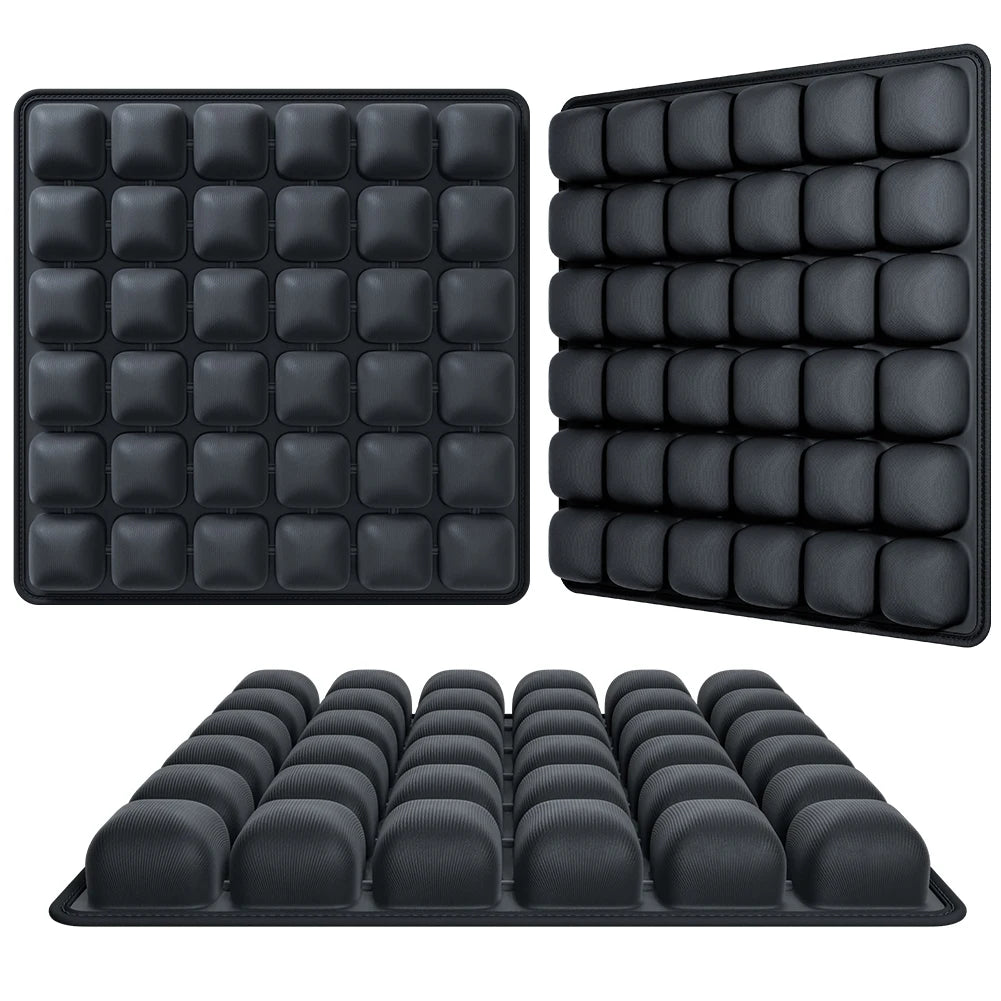 Inflatable Seat Cushion With Storage Bag For Office Chair
