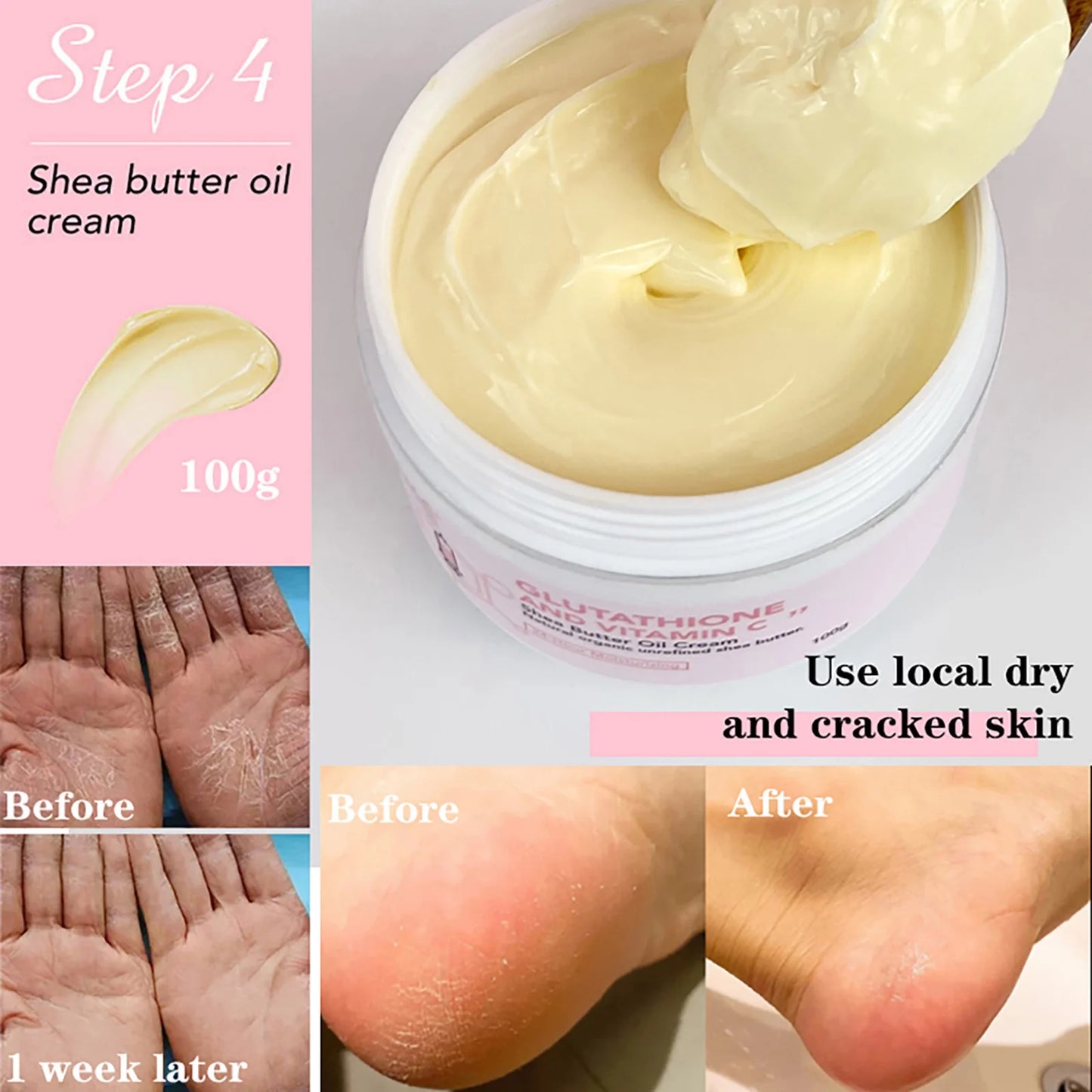 AILKE Glutathione Vitamin C Shea Butter Brightening Cream